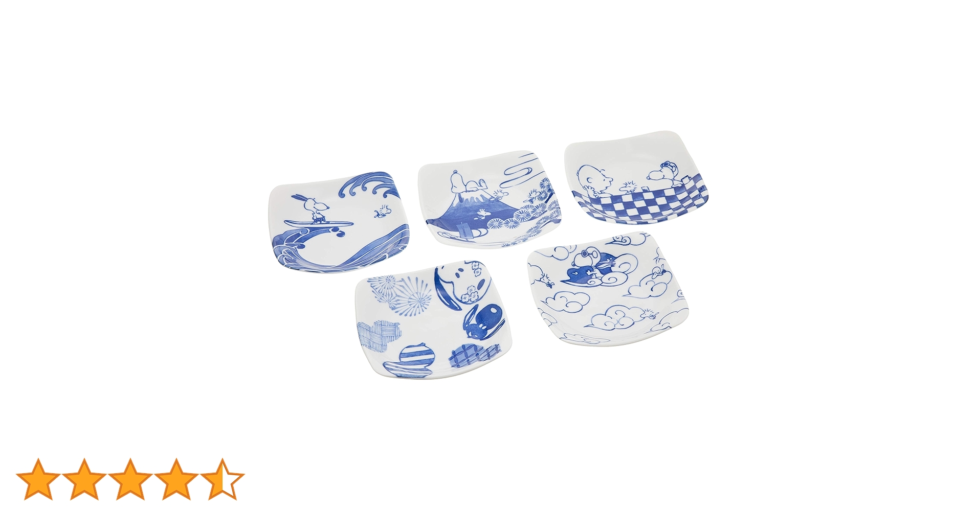 【新品】SNOOPY ガラスお皿　５枚セット 新品】SNOOPY ガラス皿 5枚セット 楽天市場】スヌーピー 食器